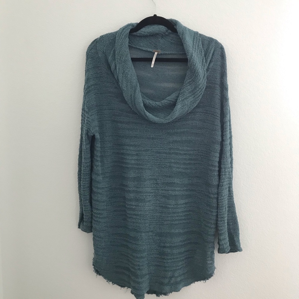 Free People Cowl Long Sleeve Shirt